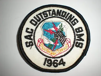 Usaf Sac Outstanding Strategic Missile Squadron Sms 1964 Patch - Color • $6