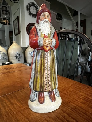 $279 • Buy Vaillancourt Folk Art  Pere Fouettard Father Christmas~ 10” 567 ~ #414/2004 Rare