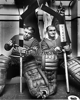 NHL  Montreal Canadiens Goalies Gump Worsley Charlie Hodge 8 X 10 Photo Picture • $5.39