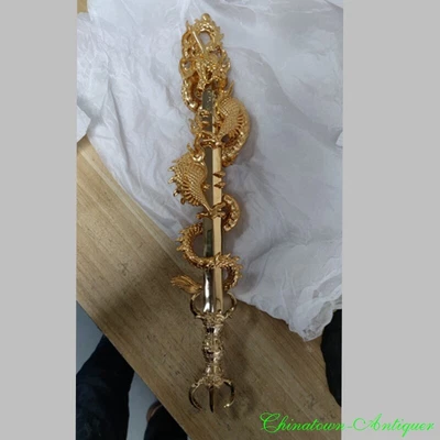$1797.30 • Buy 19  Aryaacalanatha Wisdom Sword Shingon Buddhist Vajra Dorje Phurba Dragon #0575