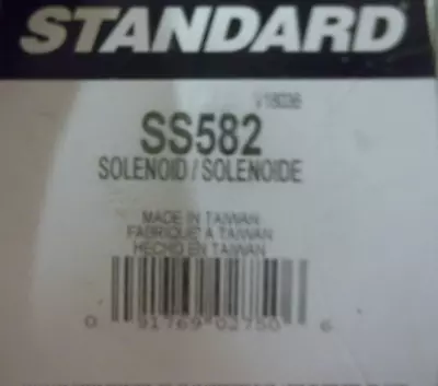 Starter Solenoid - Standard SS-582 (SS582) • $14.95