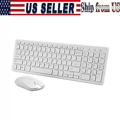 Mini Wireless Keyboard & Mouse Combo Waterproof With USB Receiver For PC Compute • $23.99