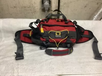 Mountainsmith Tour  Lumbar Waist Day Pack Red Black Trail Hiking Bag • $25