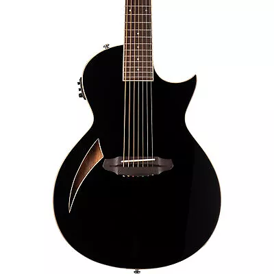 ESP LTD-TL-7 Thinline Acoustic-Electric Guitar Black • $699