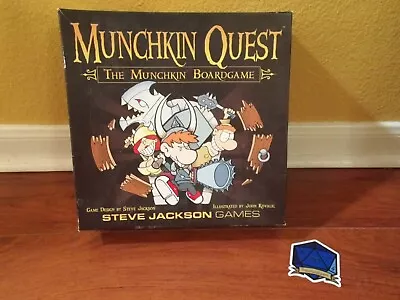 X1  Munchkin Quest Boardgame Steve Jackson Games SJG 99% COMPLETE TexasNerdGames • $24.99