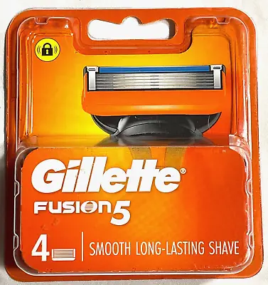 $24.95 • Buy Gillette Fusion 5 - Razor Blade Refills (4) New And Sealed Packs Of Cartridges