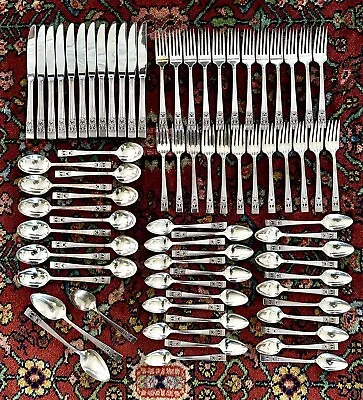 Oneida Vintage Community Plate 85 Pcs.silverware Set • $89