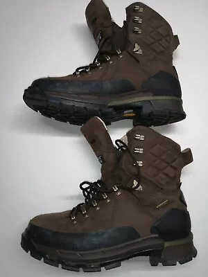 Mens UK 10 Ariat Catalyst VX Defiant 8  Gore-Tex Insulated Dark Brown Boots • £149.99