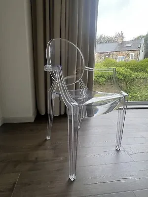 4 Phillippe Stark Kartell Louis Ghost Chairs • £650
