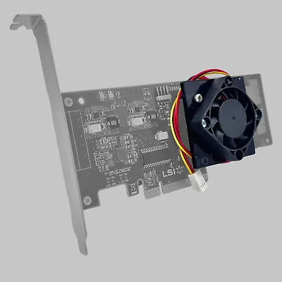 LSI 9211-8i Active Cooling Kit 40mm Fan 3 Pin PWM WoN • £19.95