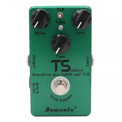 Upgraded Tube Screamer Guitar Effects Pedal Overdrive Distortion TS9 TS808 In 1 • £28.56