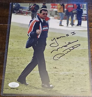 Mike Ditka Signed 8x10 Picture With You're Number 1 Inscription. Comes With JSA • $175