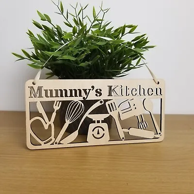 Kitchen Wall Hanger Or Door Plaque Personalised For Chiefs Cooks And Bakers • £8.99