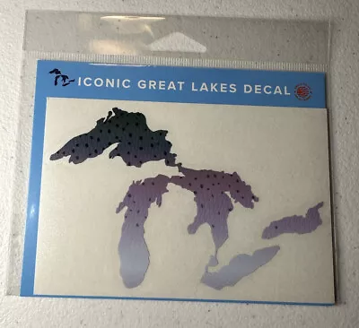 Michigan Great Lakes Window Vinyl Sticker Decal - Rainbow Trout Pattern • $2.99