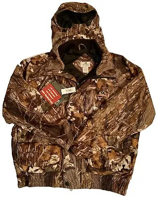 NWT SIZE XL Mossy Oak Wader Break Up Hunting Jacket Camo Waterproof Breathable • $59.99