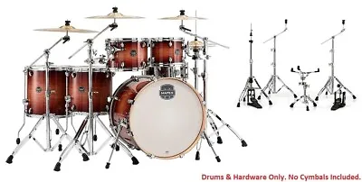 Mapex Armory Redwood Burst Studioease 22/10/12/14/16/14x5.5 6pc Drums +Hardware • $1668