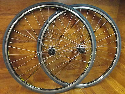 Mavic Classic Pro Clincher Rims Shimano 10 Speed Hubs Wheel Set Vredestein • $299.90