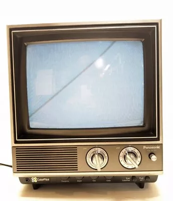 Panasonic Color Pilot TV 10  Vintage 1983 Model CT-1110D Tested Works • $149.99