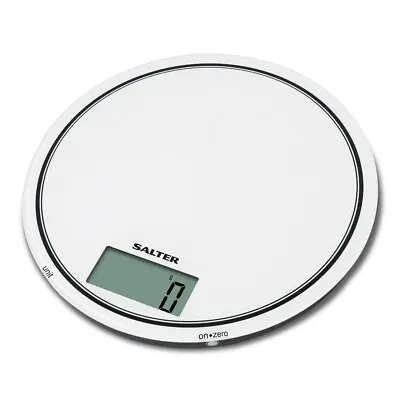 Salter Digital Kitchen Scale 5kg Capacity Measure Liquid & Food Slim Mono  • £15.99