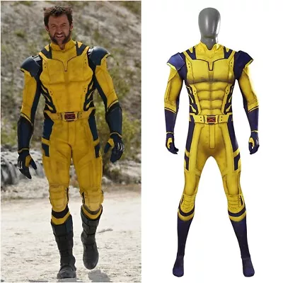 Wolverine Bodysuit Deadpool 3 Costume Cosplay Suit Ver.2 Handmade • $70.89