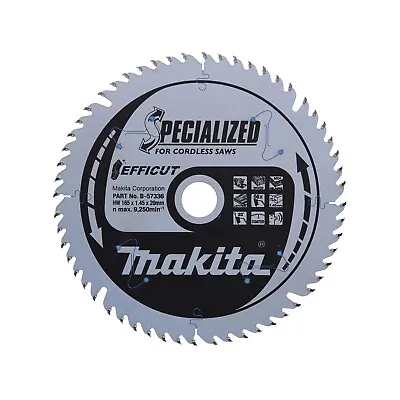 Makita Circular Saw Blade - Efficut - 165mm X 20mm X 56Th - B-57320 • £48