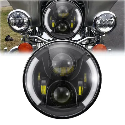 7  Motorcycle LED Headlight Turn Signals DRL For Harley Davidson Iron 1200 883 • $66.89