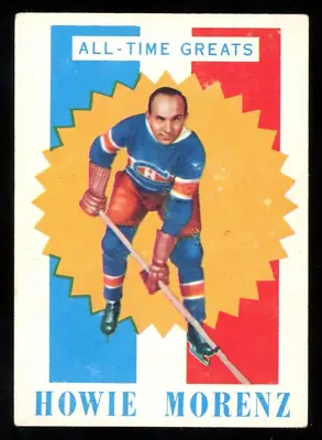 1960-61 TOPPS HOCKEY #59 Howie Morenz HOF EX+ Montreal Canadiens All-Time Great • $101.99