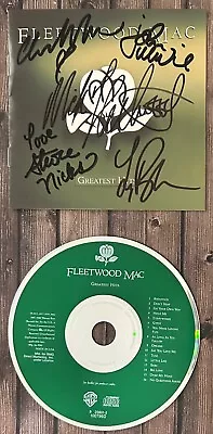 Fleetwood Mac Greatest Hits CD Signed Stevie Nicks Autographed • $33