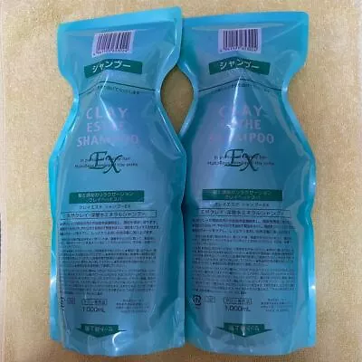 Set Of 2 Molto Bene CLAY ESTHE SHAMPOO EX 1000mL Refill NEW • $81.88