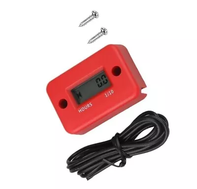 $14.95 • Buy 1pc - Waterproof Inductive Hour Meter For Outboard Motor, Lawn Mower, ATV, Moto