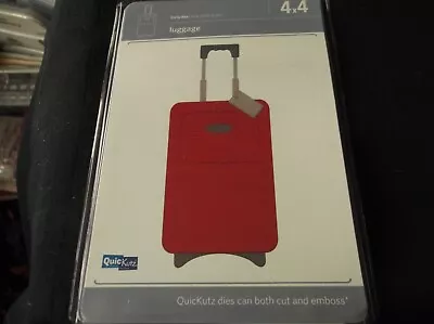 4x4 Inch Luggage Cutting Die From Quickutz • £3.20