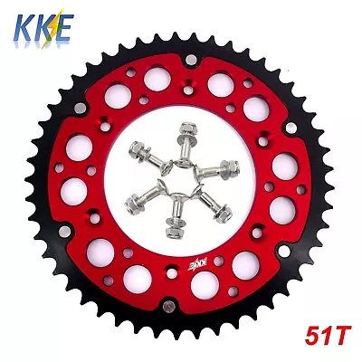 KKE 51T Rear Hybrid Sprocket Fit Honda CRF250R CRF450R CRF250X CRF450X CR125R  • $59.99