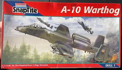 Monogram A-10 Warthog SnapTite 1174 1/72 FS NEW Model Kit ‘Sullys Hobbies’  • $14.88