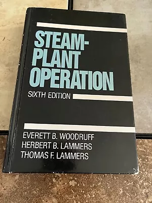 Steam-Plant Operation - Hardcover By Woodruff Everett B. - GOOD • $12.99
