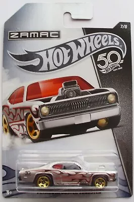 2018 Hot Wheels 50th Anniversary ZAMAC Exclusive 1972 Plymouth Duster Thruster • $5.99