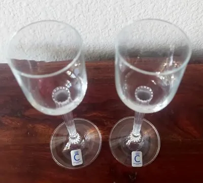 Bleikristall Christinenhutte Crystal Cordial Liqueur Glasses  Germany Set Of 2 • $16.97