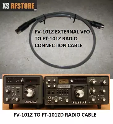 Yaesu Ft-101zd To Fv-101z External Vfo Connect Cable!  *new*  *free Usa Ship!* • $49.68