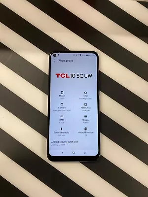 TCL 10 5G UW T790S Verizon (Unlocked) 128GB **Excellent Condition** • $84.99