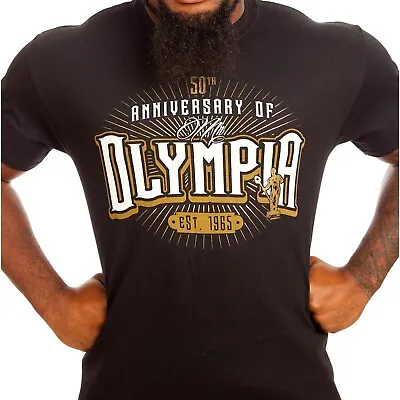 Mr Olympia 50th Anniversary Bodybuilding Gym Fitness Workout Muscle T Shirt Tee • $24.95