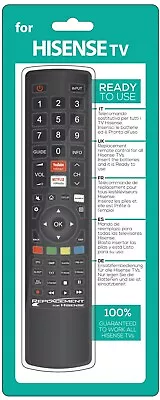 R/Control For HISENSE EN22654H 17454 TV: 32K220W 40K220PW 50K220PW 55K220PW • $34.95