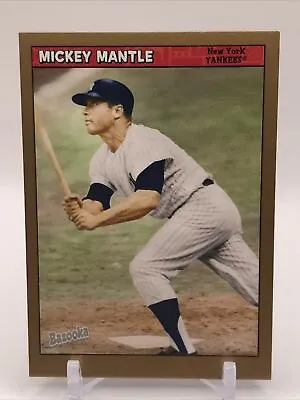 2006 Topps Bazooka Gold Mickey Mantle New York Yankees #15 • $5