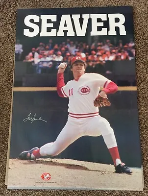 Vintage Tom Seaver Cincinatti Reds SGA 1979 Poster 24 X 36 Near Mint! • $19.98