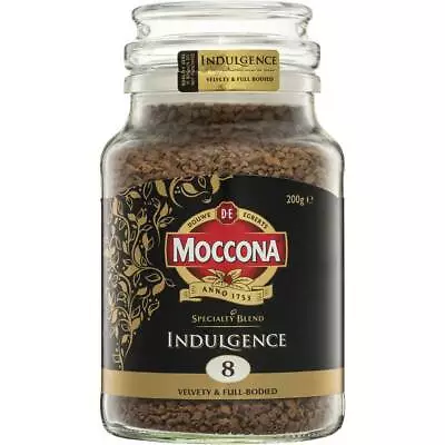 Moccona Specialty Blend Indulgence Freeze Dried Instant Coffee Jar 200g • $18.02