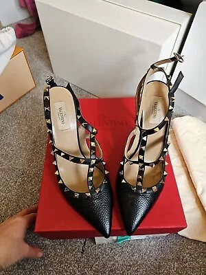 Valentino High Heels Stud Shoes Size 41 Uk 7/7.5 • £220