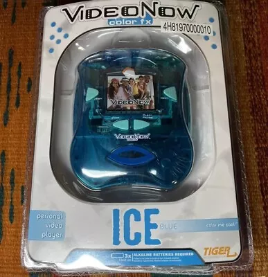 RARE Video Now Color Fx Tiger Electronics Blue BRAND NEW • $39.99