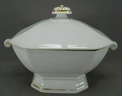 Old Paris Vieux Paris French White & Gold Porcelain Large Tureen C.1850-1860s • $150