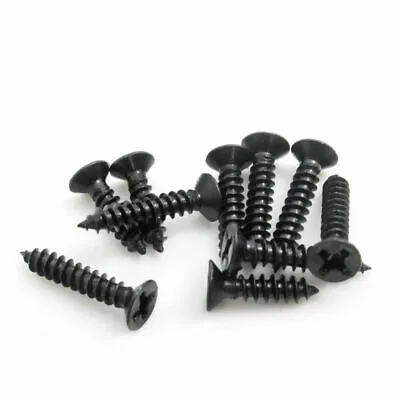 M2 M2.3 M2.5 M3 M4 Black Phillips Countersunk Flat Head Self Tapping Wood Screws • $2.13