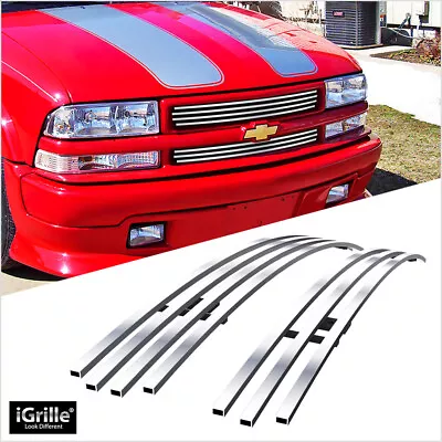 Fits 98-04 Chevy S-10 /98-05 Blazer Main Upper Billet Grille Insert • $37.99