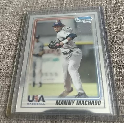 2010 Bowman Chrome Manny Machado San Diego Padres USA Baseball  • $8