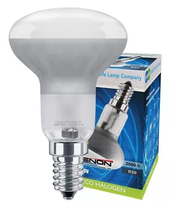 E14 Edison Ses Light Bulb R50 Reflector Halogen Energy Saving 60 Watt Pack Of 10 • £13.09